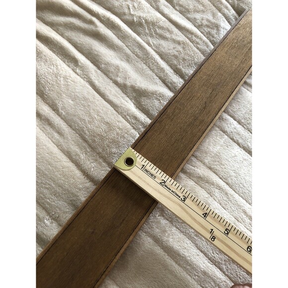 Back To School Teacher Theme Wooden Ruler Wall Decor 20” Folk Art - Picture 9 of 9
